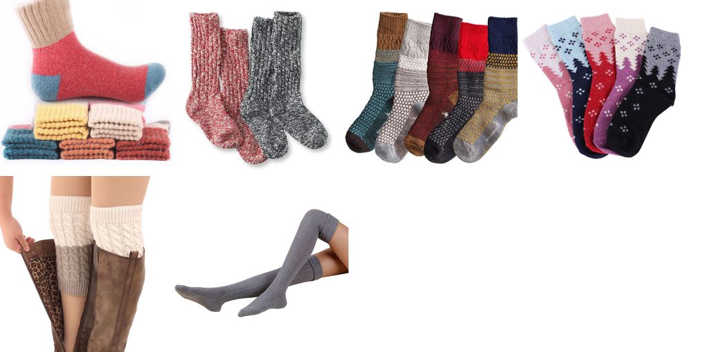 woman socks winter